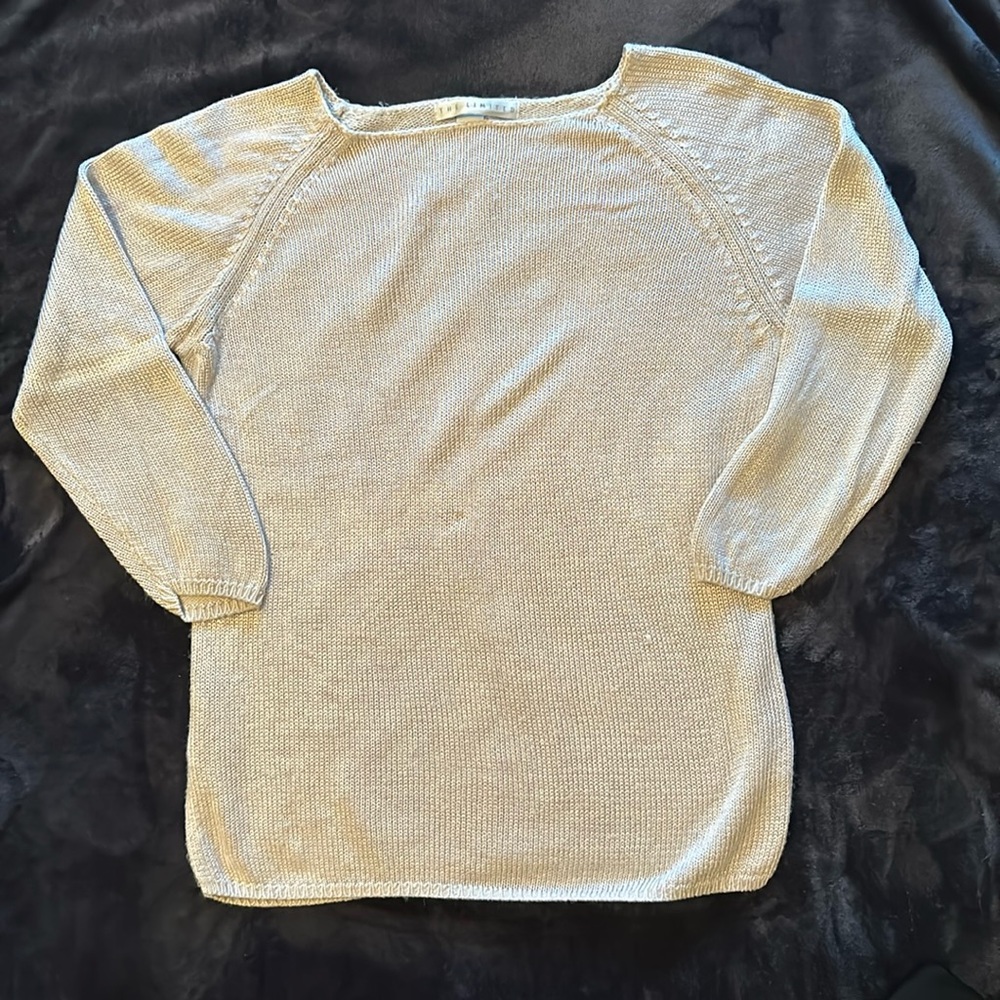 Knit Oversized Cream Sweater